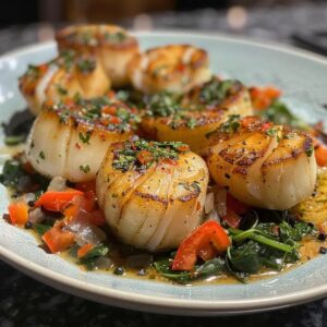 Saag Scallops